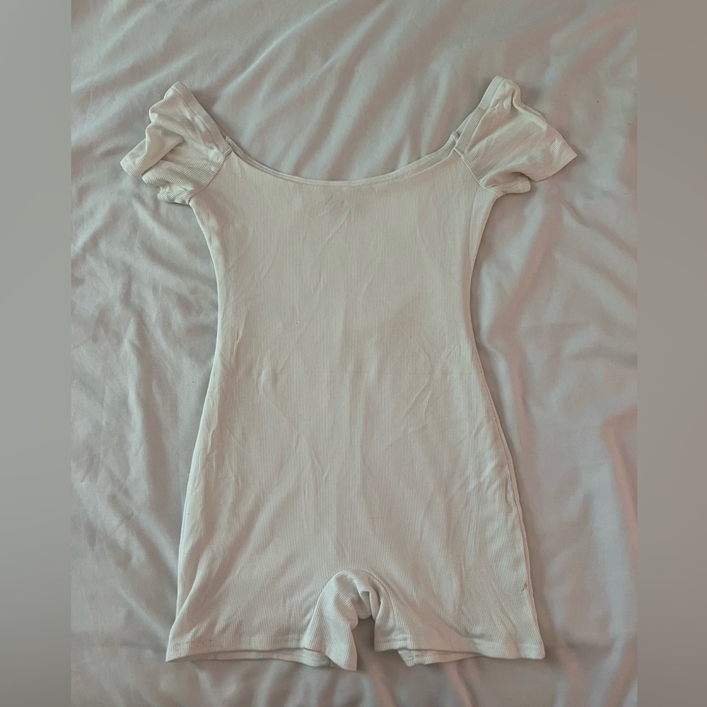 White Fox Places to Be Playsuit White